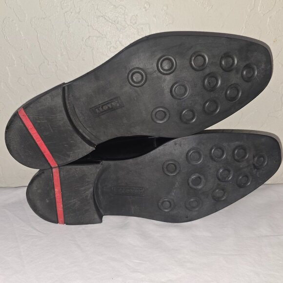 LLOYD Germany Men's Black Leather Double Monk Strap Oxfords US Size 11 - Picture 8 of 9